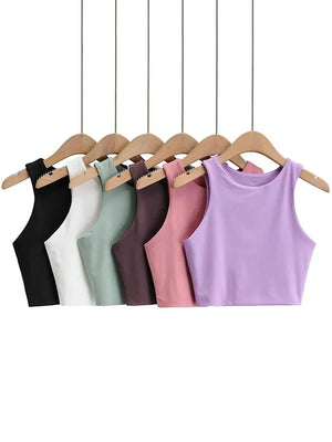 Maio | Top Sem Mangas Slim Fit