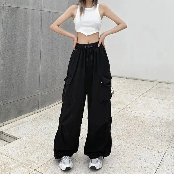 Kylie | Calças Casuais de Cintura Baixa