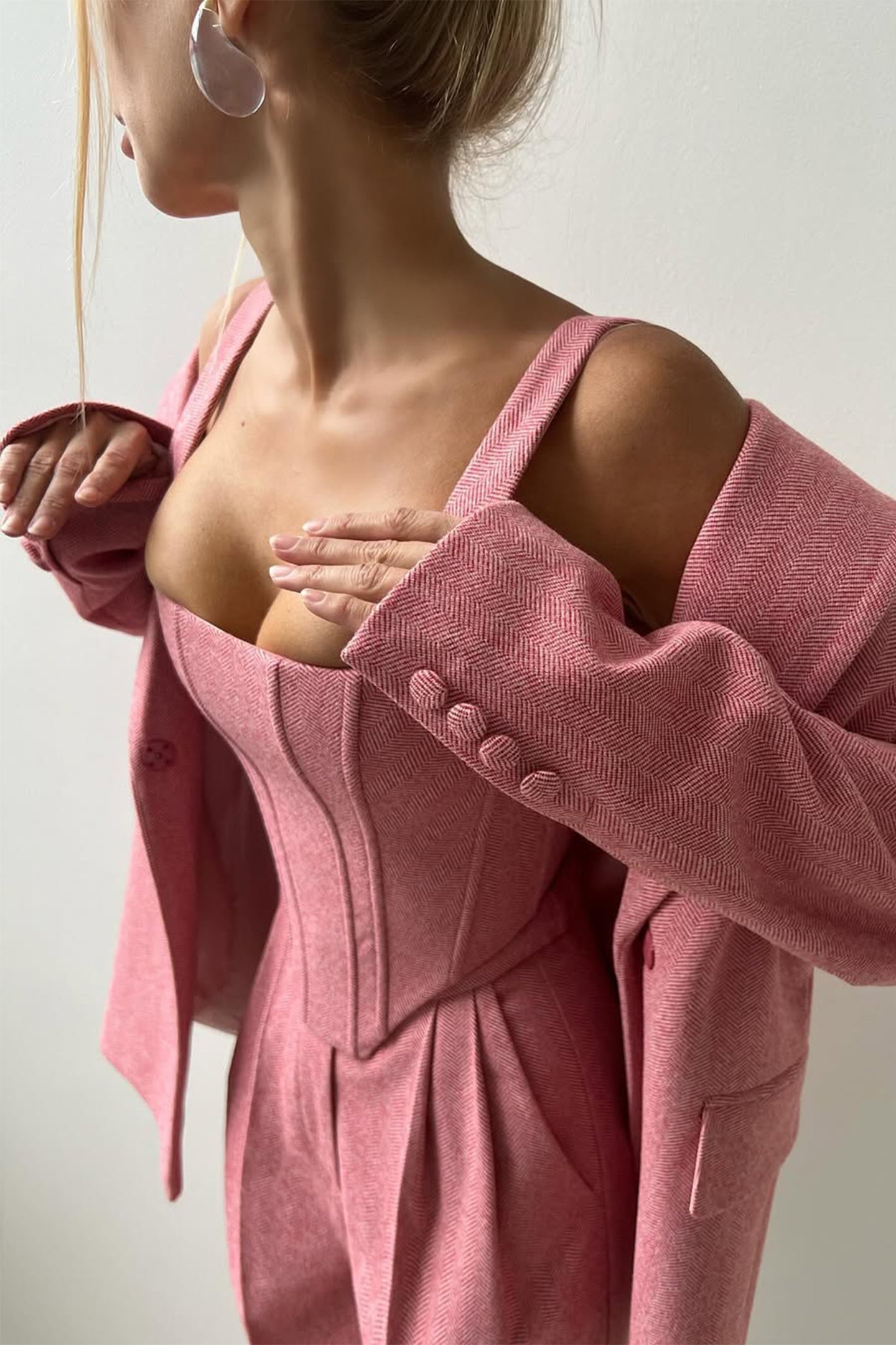 Grace | Conjunto de três peças com blazer de duplo botão