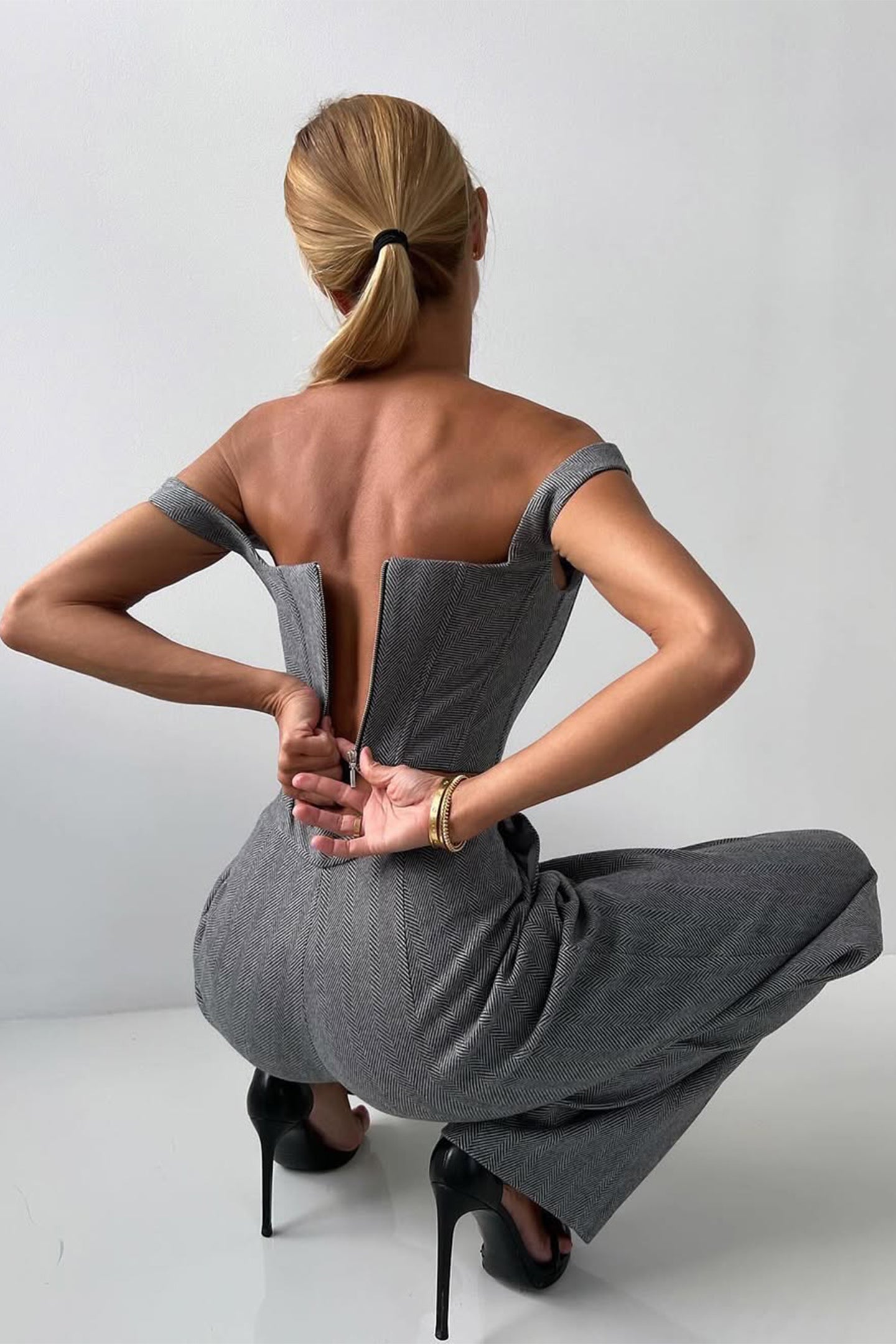 Grace | Conjunto de três peças com blazer de duplo botão